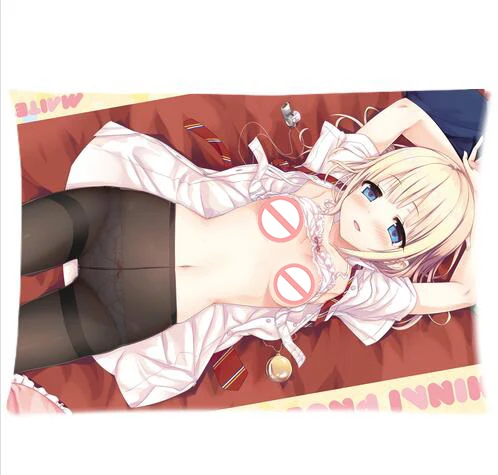 Аниме CURA Maitetsu Подушка Чехол персонажей Hachiroku Чехлы Fukami современный пользовательские молнии Прямоугольник Подушка Чехол