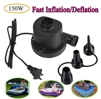 

DC 12v 220V Portable Electric Air Pump Air Mattress Boat Car Auto Air Inflatable Pump For Car Camping Inflator New