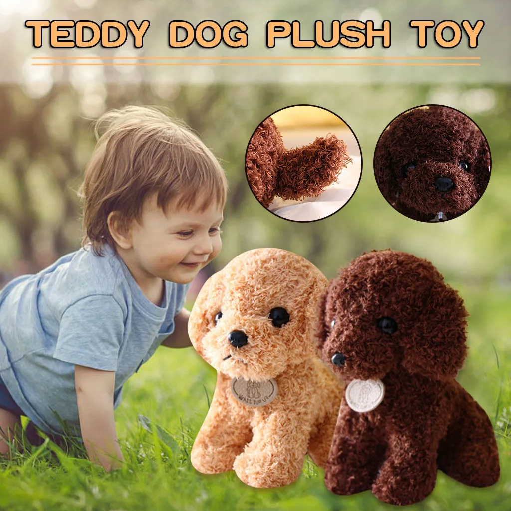 

Simulation Teddy Dog Plush Toy Puppy Lucky Rag Doll For Children Interesting Gifts Animal Soft kids Toys 25CM  