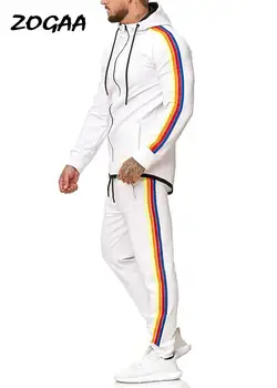 

ZOGAA 2020 spring and autumn sportswear plus size men's tracksuit trade sportswear men's running sportswear suit