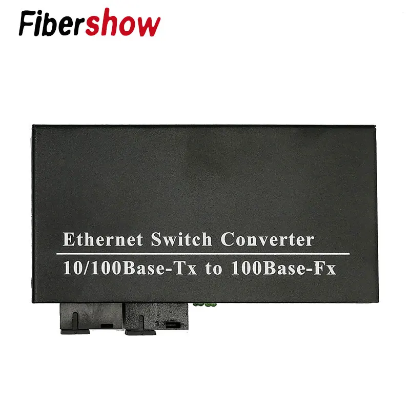 Быстрый Ethernet 2F3E 10/100 м коммутатор 2 волоконный порт SC 25 км UTP RJ45 Erhetnet волоконно