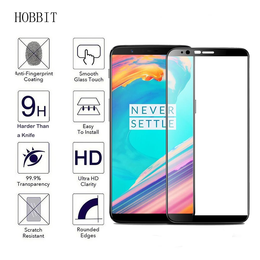 Для oneplus 5T 3D изогнутая 0,3 мм защитная пленка из закаленного стекла на весь экран для oneplus Black