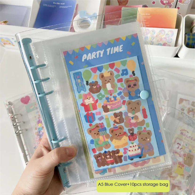 Multifunctional Loose Leaf Sticker & Card Collection Album Organizer