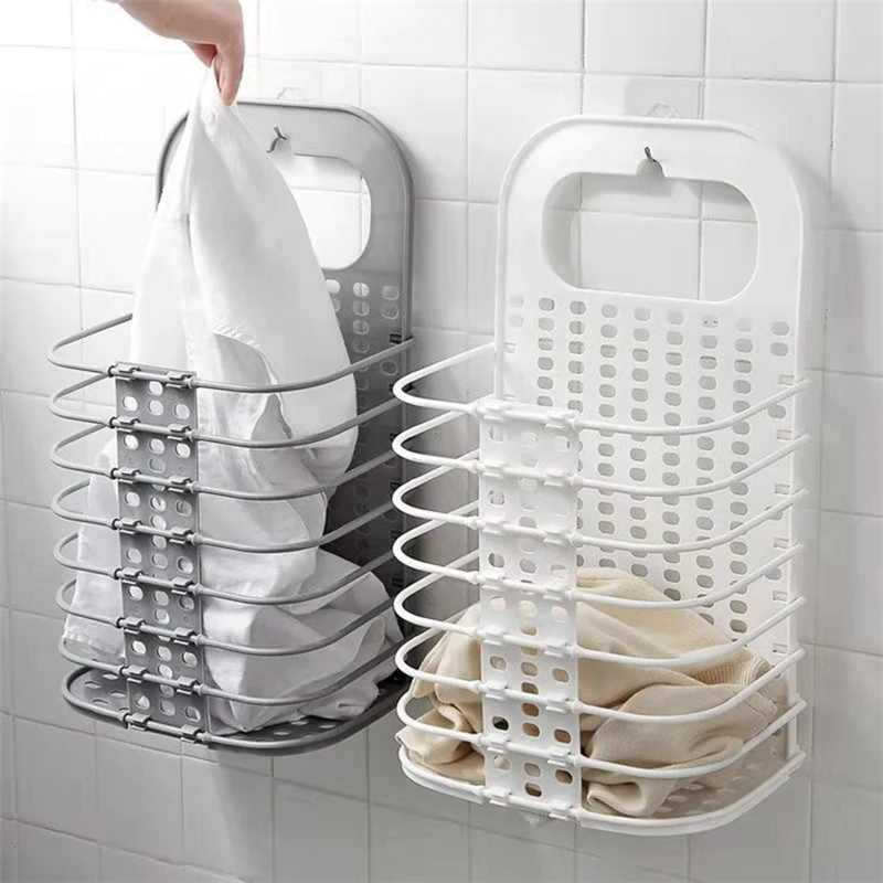 Folding Laundry Organizer Basket Collapsible Dirty Clothes Storage