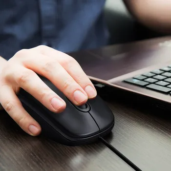 

USB Wired Optical Mouse Computer Ergonomic 1000dpi 3 Buttons Mice for Logitech M100R Office Caring Computer Supplies