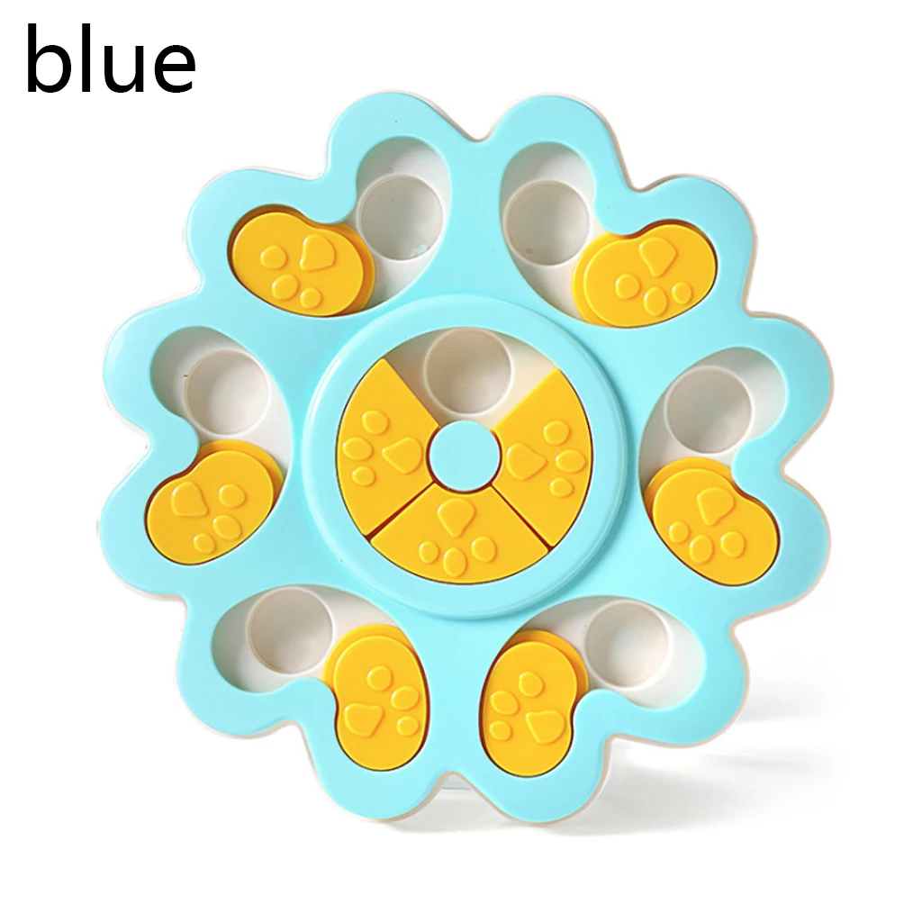 Dog Puzzle Toys Increase IQ Interactive Flower Slow Dispensing Feeding Pet Dog Training Games Feeder For Small Medium Dog Puppy