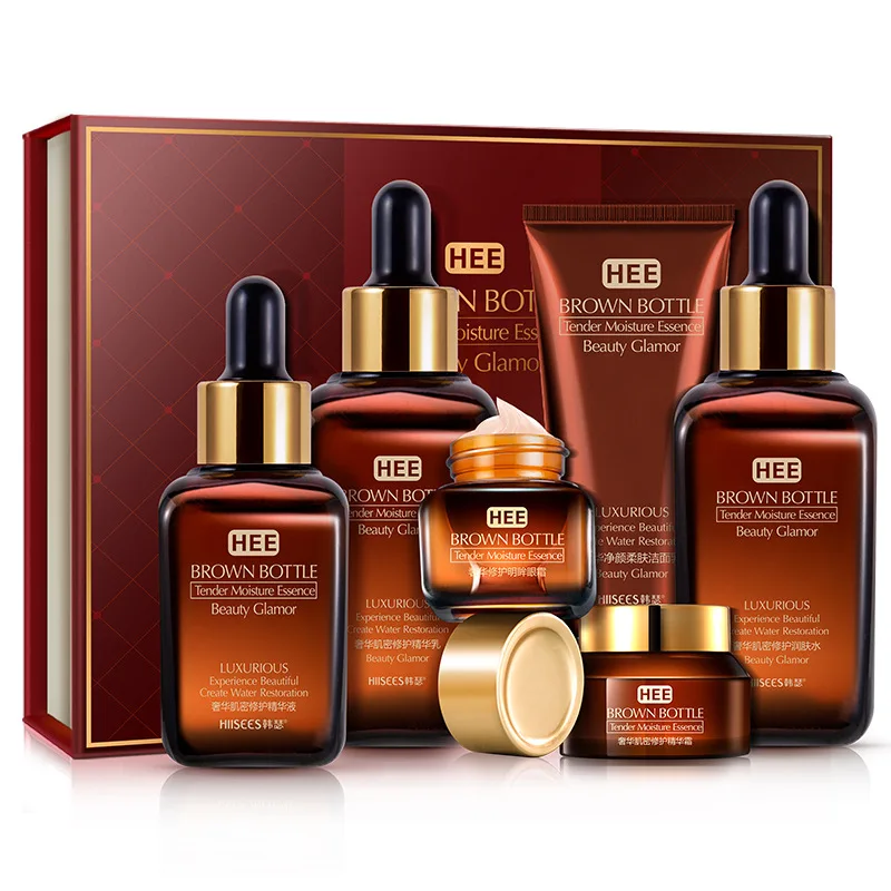 

Korean Se Luxury Muscle Density Repair Six Pieces Set Gift Box Skin Care Moisturizing Pre-essence Essence Lotion Eye Cream Small