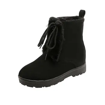 

Classic Chelsea Boots Women Winter Warm Women Ankle Boots Genuine Leather High Heels Short Boots Platform Shoes Woman