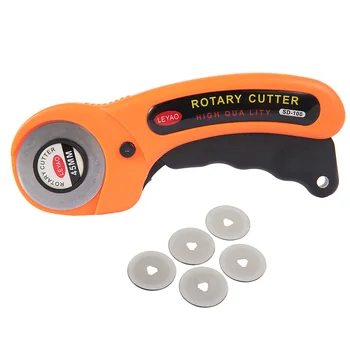 

Rotary Cutter Leather Cutting Tool Leather Craft 45mm Fabric Cutter Circular Blade DIY Patchwork Sewing Quilting Cutting Tool