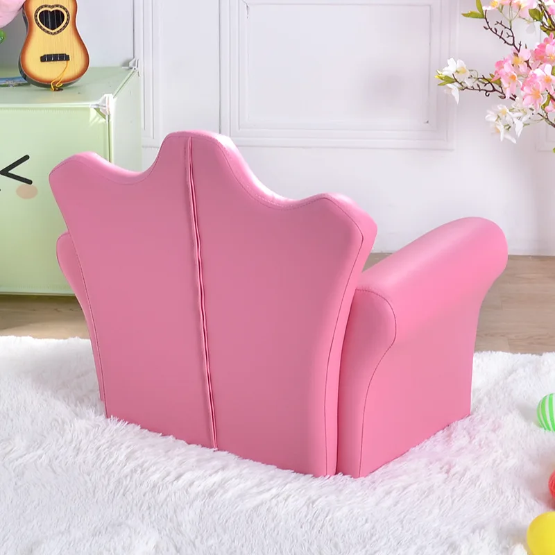 Children Sofa Korean Style Crown Pull Buckle Combination Footstool