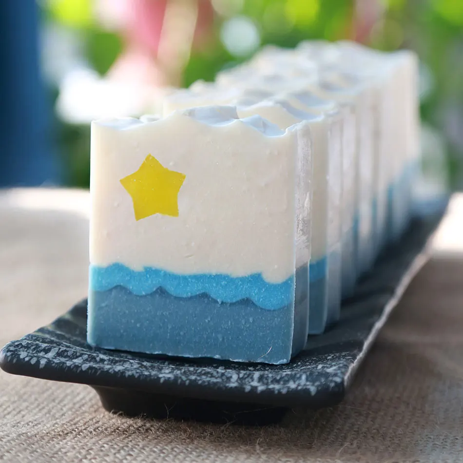 Feito à Mão Planta de Óleo Sabão com Espuma Sabão Criativo Estrelas Caseiro Essencial Limpeza Net Unisex Portátil Lua 5 sabão com espuma net unisex portátil