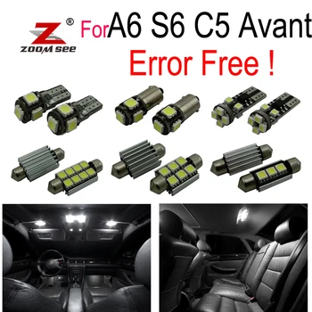 

26pc x 100% Canbus No Error LED bulb interior dome light kit package for Audi A6 S6 C5 Avant Wagon (1998-2004)