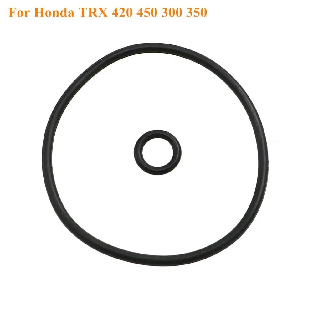 

2 Piece Oil Filter Cap O-Rings Oil Seals For Honda TRX300 Fourtrax ALL TRX420 FE/FM 07-17 TRX350 Rancher 2000-2006 TRX300 TRX420