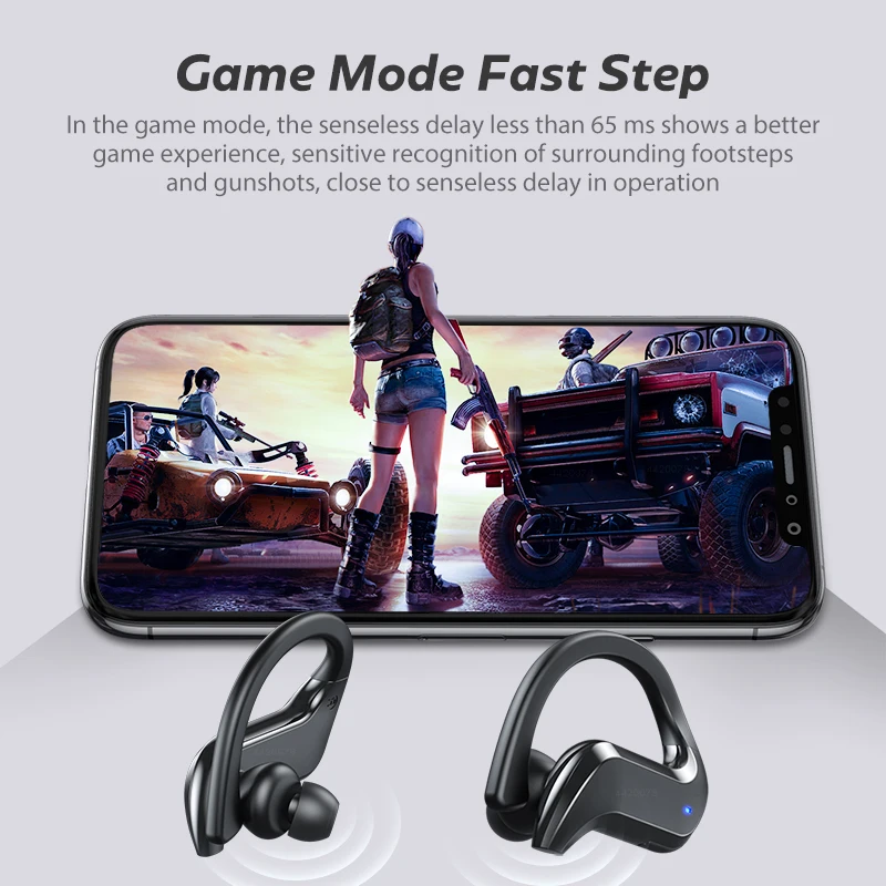 Wireless Bluetooth Earphone Sports Waterproof Wireless Headphone Touch Control Headphones TWS Earbuds Headsets With Microphone