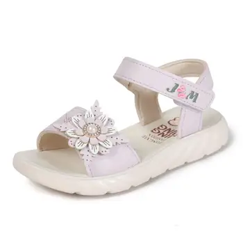 

Children's Summer Sandals 2020 New Open-toe Bow Fashion Princess Shoes for Girls Sandals Leather Party Kids Shoes Non-slip
