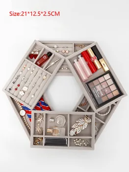 

High Quality Drawer Jewelry Display Storage Tray Jewellery Organizer Box Earrings Holder Rings Packaging Watch Necklace Stand