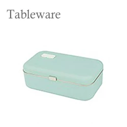 tableware-green Керамическая изоляция электро ланч бокс водонепроницаемый ланч бокс контейнер для еды портативный герметичный ланч бокс для студенческого офисного автомобиля - Цвет: tableware-green