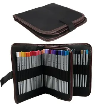 

72 Holes Pen Pencil Case Makeup Brushes Case Makeup Tool Holder Bag Storage Pouch Makeup Organizer Student Pencil Pouch Storage