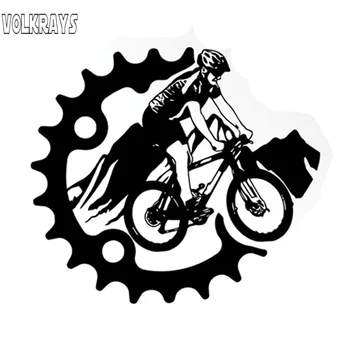 

Volkrays Personality Car Sticker Mountain Bike Extreme Sport Accessories Reflective Waterproof Sunscreen Vinyl Decal,13cm*15cm