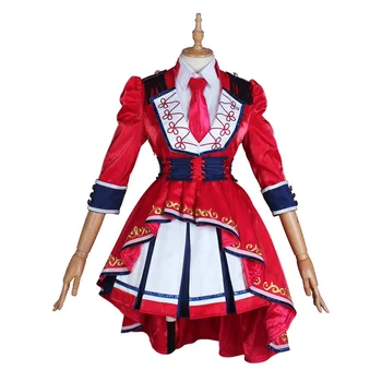 

Aqours Love Live μ's 9th Anniversary Resurrection Concert Cosplay Costume Uniforms Nishikino Maki Gorgeous Dress Halloween B