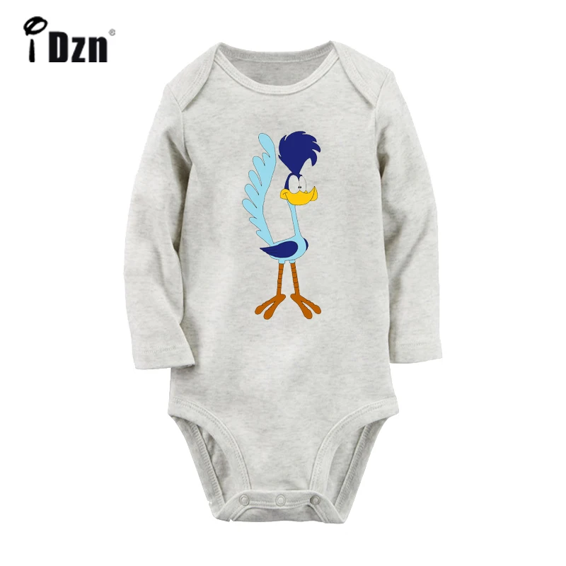 JcBaby1348GC Боди для новорожденных с рисунком обезьяны, черепахи, дороги, бегунов, птиц; комбинезон с длинными рукавами и принтом для малышей; хлопковая одежда - Цвет: JcBaby1348GC