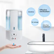 450ml otomatik sensörlü sabunluk Touchless kızılötesi akıllı el yıkama banyo aksesuarları el Sanatizer