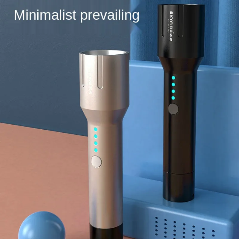 

Rechargeable Small Flashlight Super Bright Outdoor Flashlight Long Range Portable Camping Lanterna Household Products EB50SD