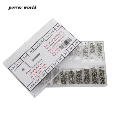 

500pcs Watch Back Cover Screw metal Screw Cross Boxed Glasses Watches Clock Repair Component