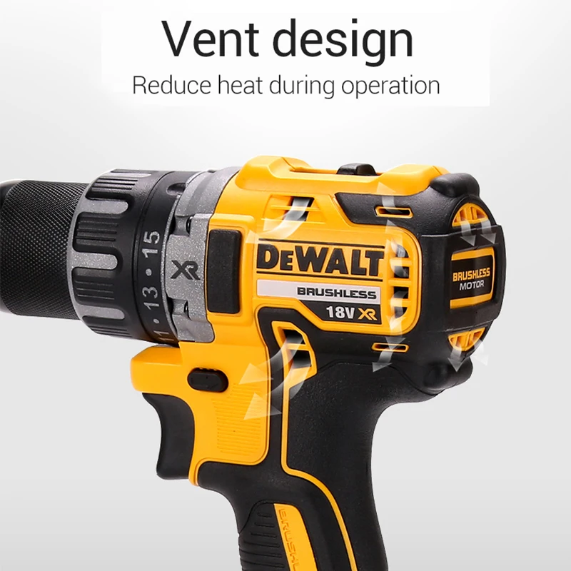 US $299.99 DEWALT Original 18V Lithium Battery DIY Power Driver Variable Speed Electric Screwdriver Impact Cordless Drill With LED Light