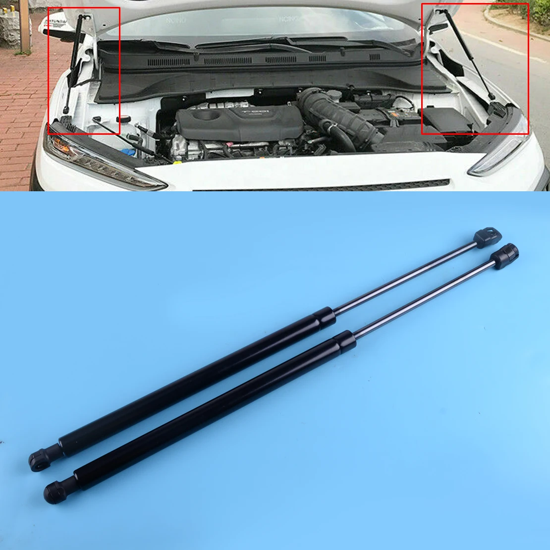 Beler 2Pcs In Acciaio Inox Anteriore Cofano Hood Ascensore Supporto Ammortizzatore Puntoni Fit Per Hyundai Kona 2017 2018 2019
