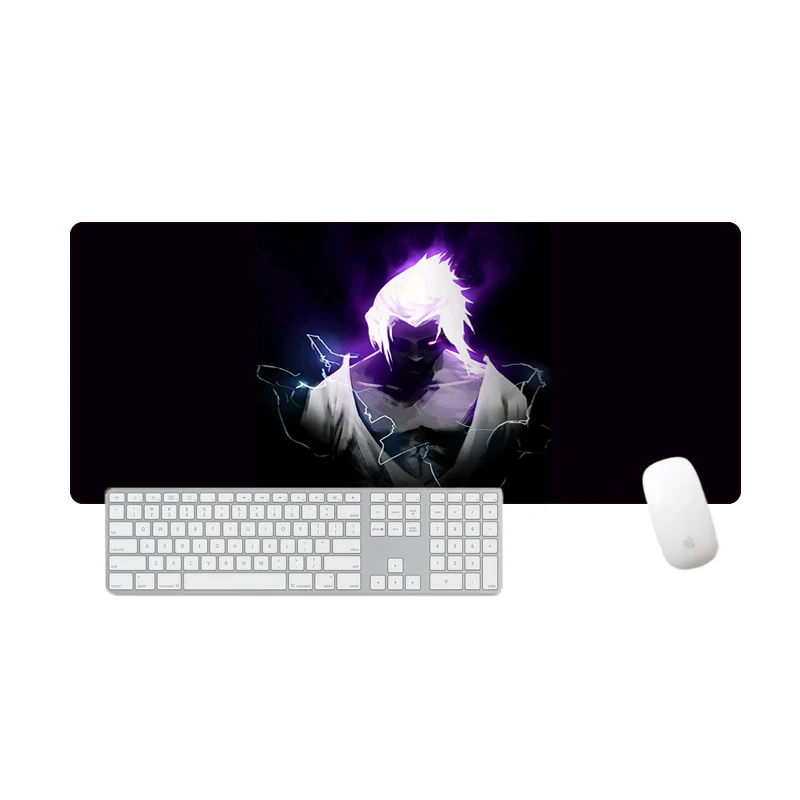  Large Domineering Naruto Anime Mouse Pad Cool Gamer Gaming MousePad Rubber Washable Locking Edge Ke