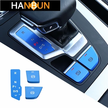 

Car Styling Electronic Handbrake Gear Shift Panel Buttons Cover Trim For Audi Q5 2018-2020 Interior Accessories