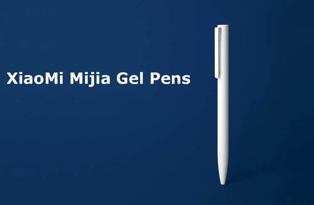 Penna Gel originale Xiaomi penna scrittura impugnatura leggera liscia Mijia premere la sostituzione del nucleo ricarica 1:1 blu/rosso/nero 0.5mm