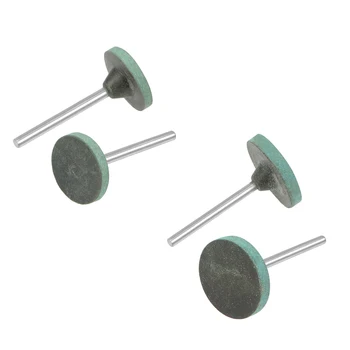 

uxcell Rubber Mounted Points Pad Polishing Buffing Wheels for Rotary Tools Green used with electric drills electric grinder