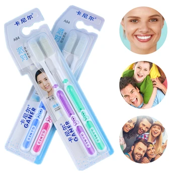 

1/2pcs Soft Silicone Toothbrush Adult Nano Oral Care Brush Eco Friendly Nano-antibacterial Toothbrush Personal Care Tools