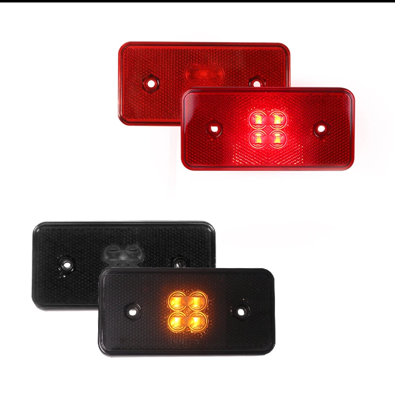 IJDM янтарные/красные сменные передние/задние OEM Sidemarker лампы для 2002 14 Mercedes W463 G Class G500
