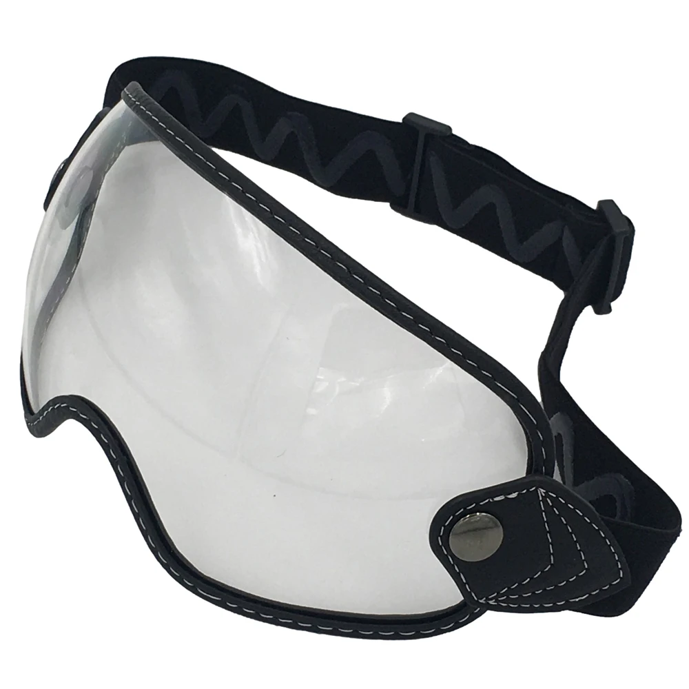 Motobaby Motorcycle Visor Bubble Shield Lens Retro Accries Chopper