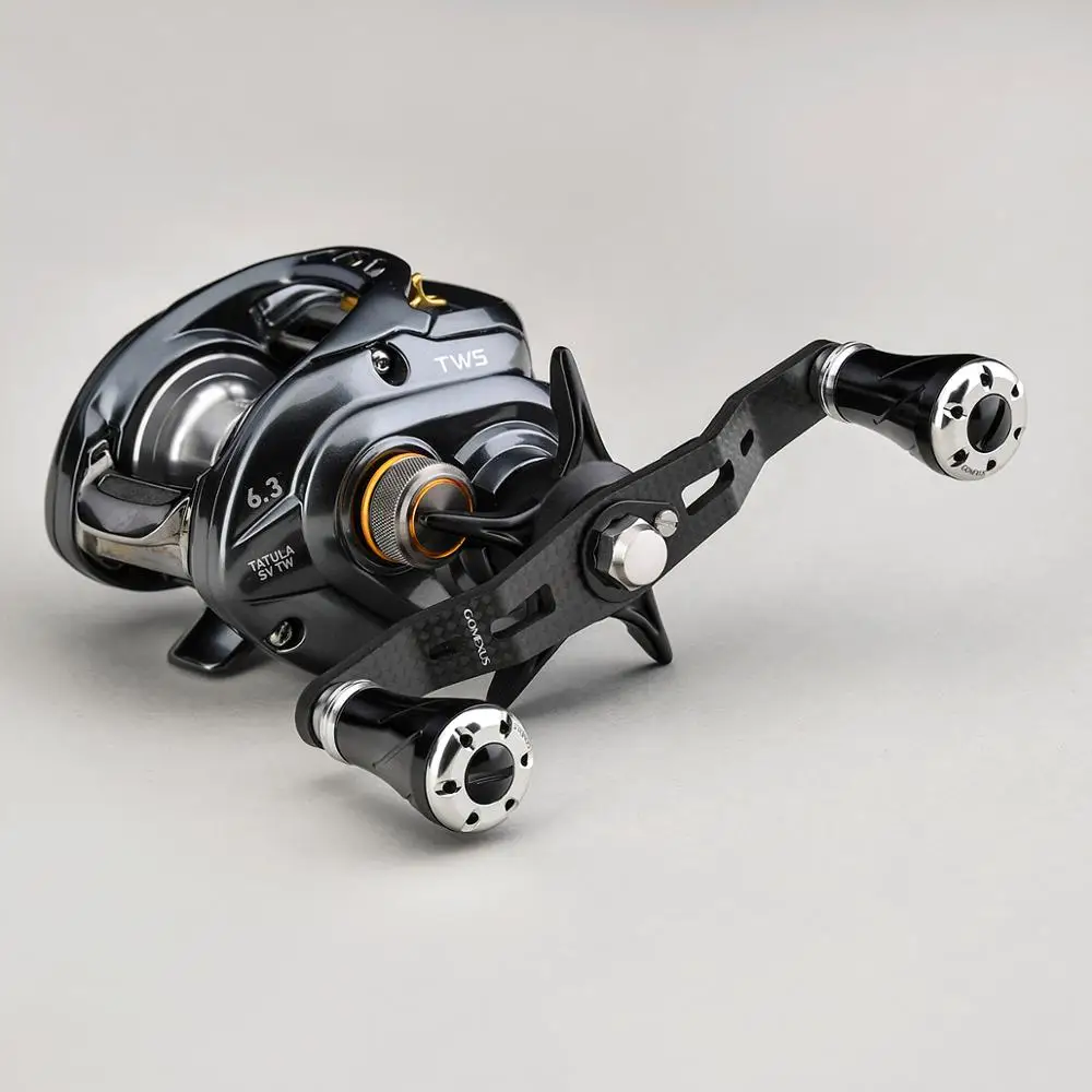 Gomexus 105 мм мощная ручка из углеродного волокна для Shimano Daiwa Abu Garcia lews Quantum baitcasing круглая Катушка как описание