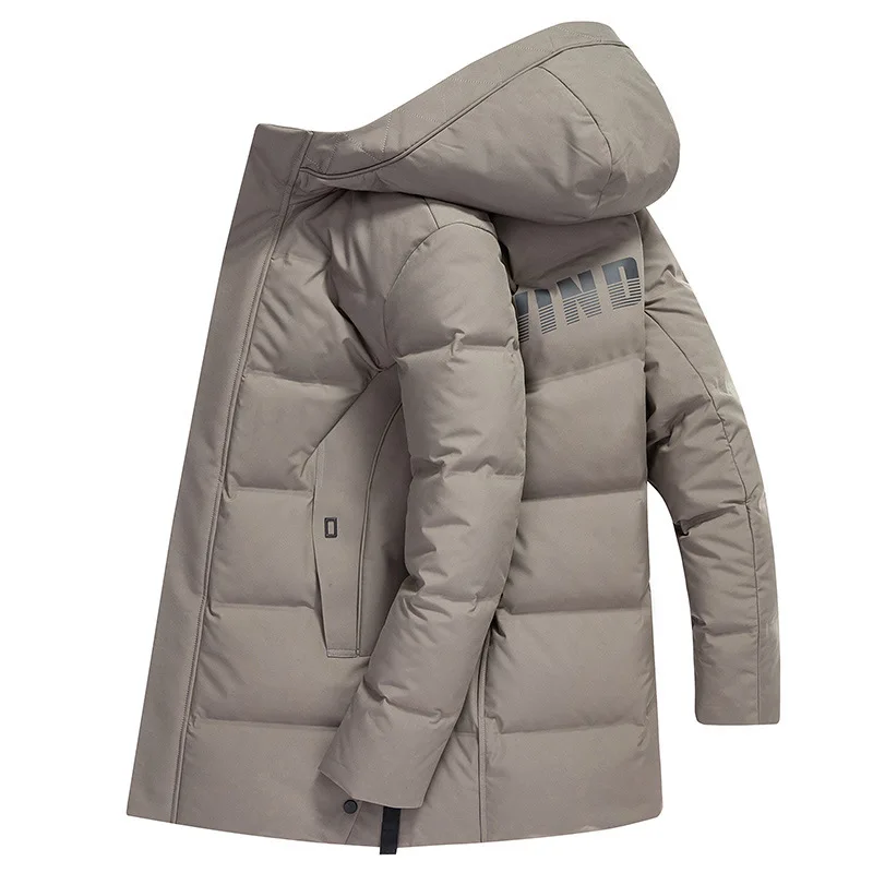 

2020 Winter Big Size Down Jacket Lian Cap Cold And Warm Middle Age Thicken Men Medium Length Money Dad Coat