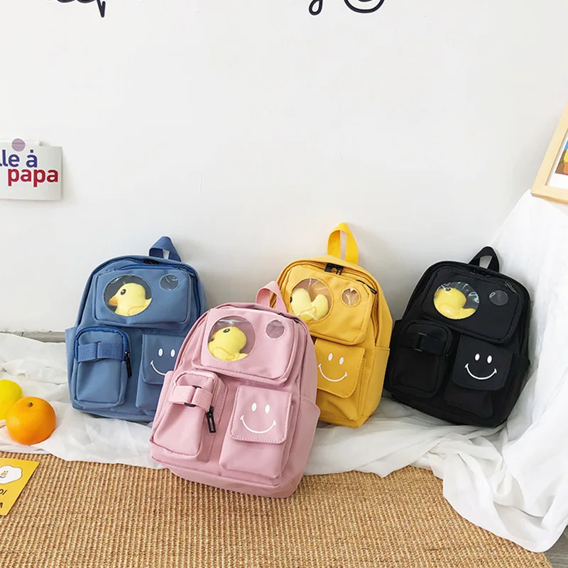 

Kindergarten School Bag 3 Years Old 5 Years Old Cute Baby Duckling Backpack Girls Children Western Fashion Small School Backpack