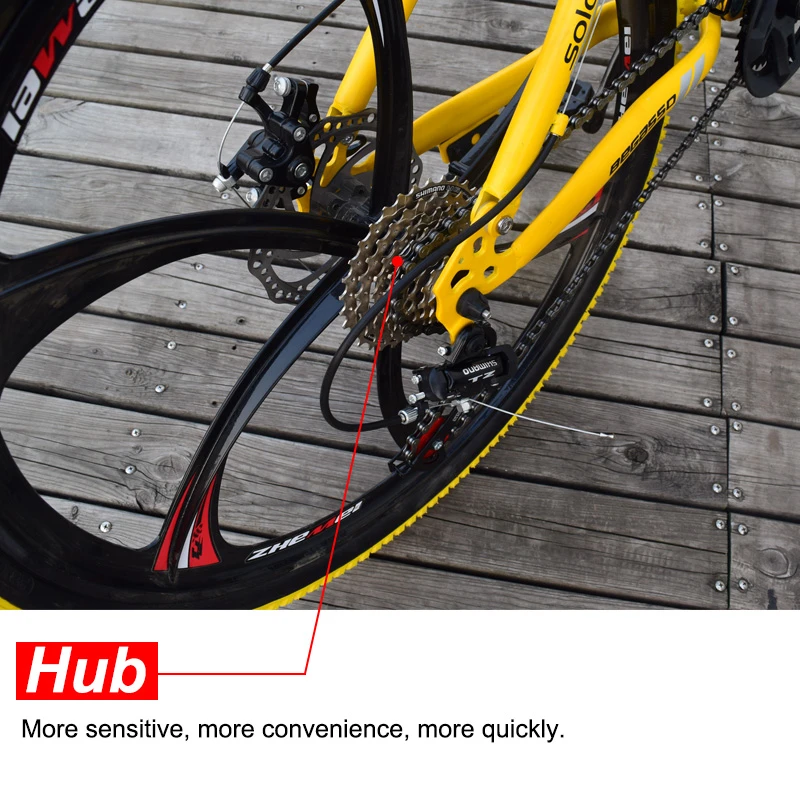 Best 26inch High Carbon Steel Folding Road Bikes Mountain Bicycles 21 Speed Wheel Bicycle Double Disc Brake Six Colors Men and Women 9