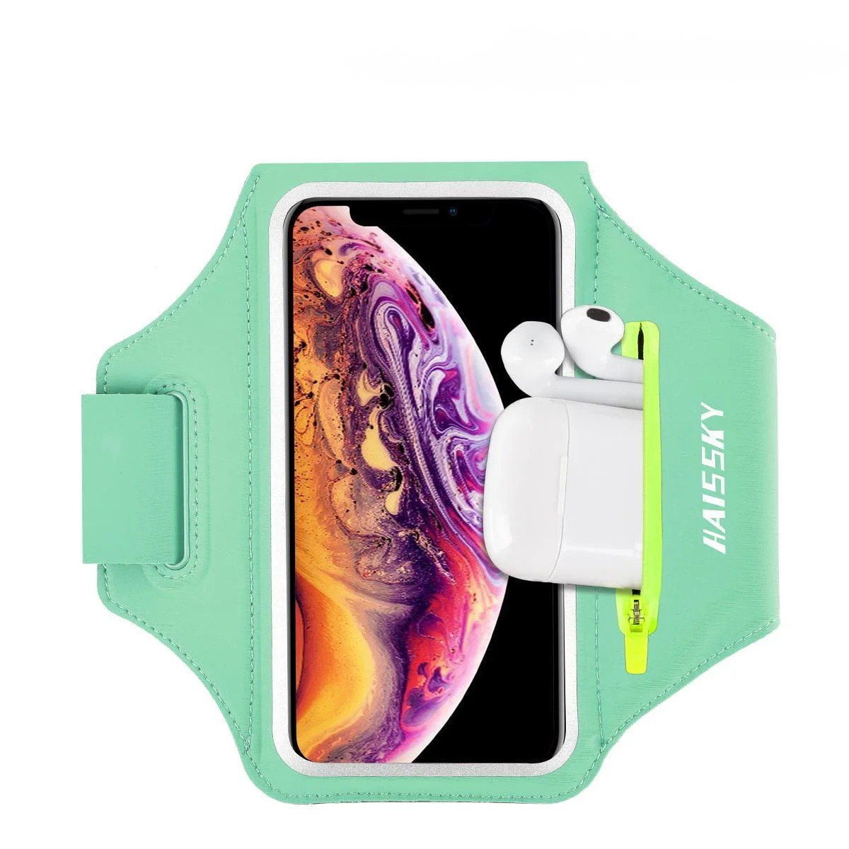 

Running zipper SPORTS BRACELET, mobile phone arm anti slip bag, suitable For iPhone 12, 11 pro, Max, XS, XR, xiaomi