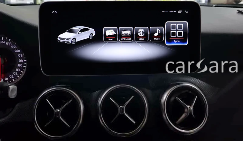 Sale Android device A class W176 round corner screen A200 4G RAM display 1920 resolution tablet anti-glare interface A250 radio A180 13