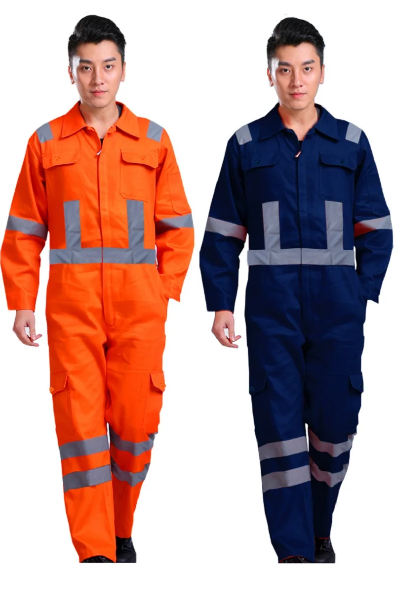 Men`s Seat FR Mechanics Overall Workwear Sport Suit Protective Apparel