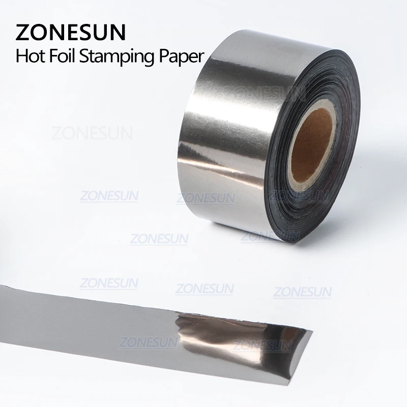 ZONESUN 5 см Золотая Серебряная красная роза горячее тиснение фольга бумага