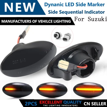 

LED Car Dynamic Side Marker For Suzuki Swift 1Jimmy Vitara SX4 APV Alto Ignis Grand Splash XL7JC Turn Signal Light Blinker Light
