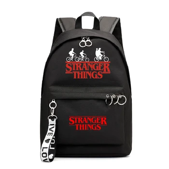

New Stranger Things Backpack Students Daily Canvas Bag Casual Beautiful Women Mochila High Quality Boy Girl School Rucksack