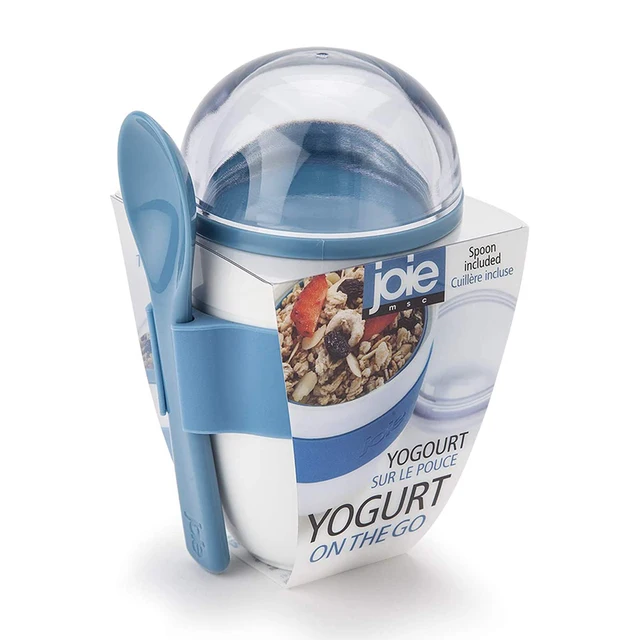 Joie Reggeli Csésze Hordozható Különböző Színű Joghurtos Dió Gabona Gyümölcs Saláta Müzli Piknik Palack Ajándék Diétás Tartály Kanál - Image 5