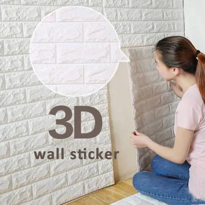 70x77 см DIY 3D стикер на стену s самоклеющийся пенопластовый кирпич декор комнаты обои настенный Декор Гостиная Наклейка на стену для детской комнаты