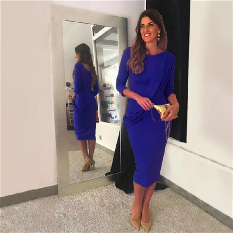 

2019 Elegant Women Party Long Dress Sexy Ruffle High Split Tights Lady Dinner Evening Maxi Dress Women Slim Bodycon Formal Dress